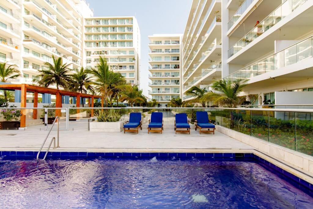 Hermoso Apartamento Con Todas Las Comodidades Acceso Directo A La Playa Morros Epic Sector La Boquilla Cumple Protocolos De Bioseguridad Cartagena 外观 照片