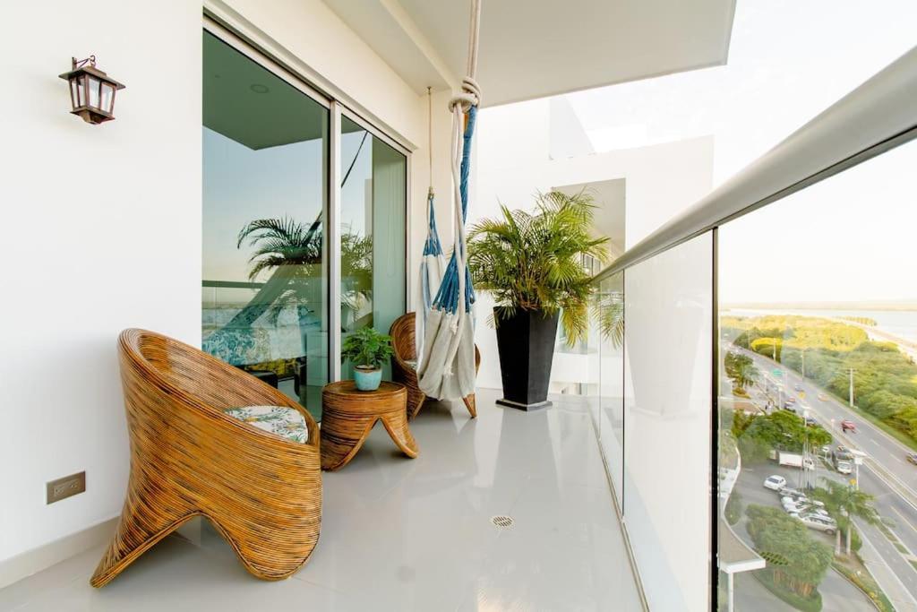 Hermoso Apartamento Con Todas Las Comodidades Acceso Directo A La Playa Morros Epic Sector La Boquilla Cumple Protocolos De Bioseguridad Cartagena 外观 照片