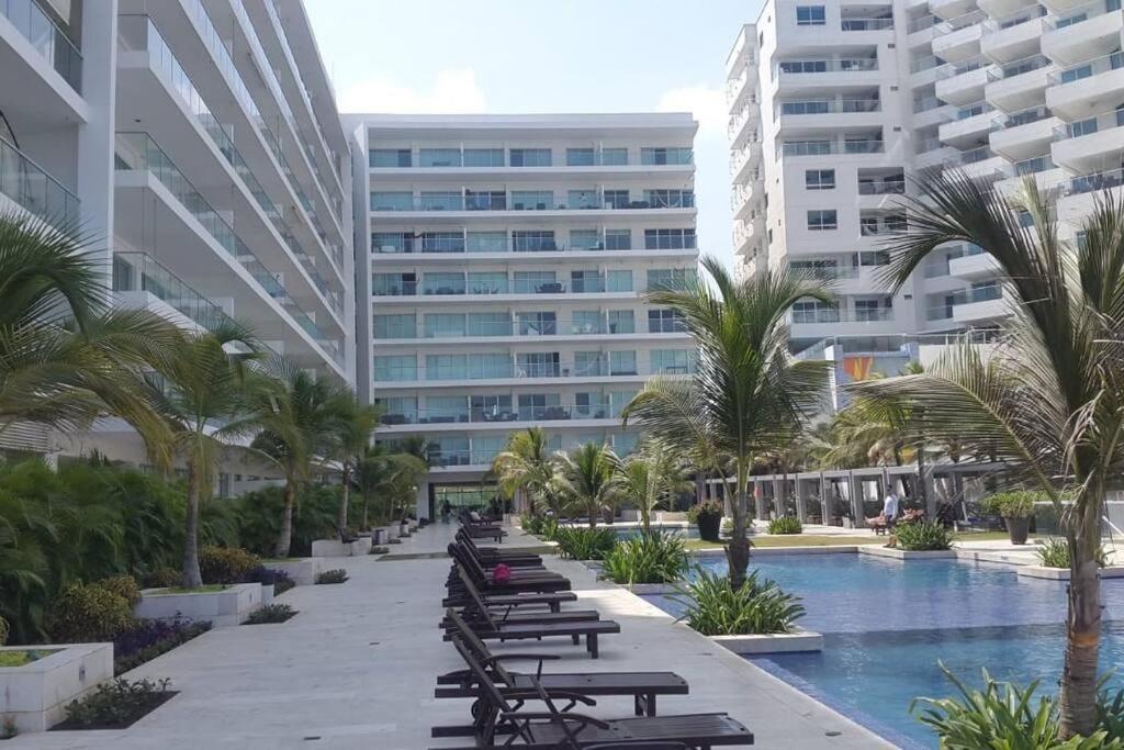 Hermoso Apartamento Con Todas Las Comodidades Acceso Directo A La Playa Morros Epic Sector La Boquilla Cumple Protocolos De Bioseguridad Cartagena 外观 照片